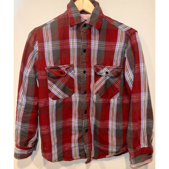 Frost-Proof Plaid Long-Sleeved Flannel Cotton Buttoned Down Boyfriend Style Top - Picture 3 of 16